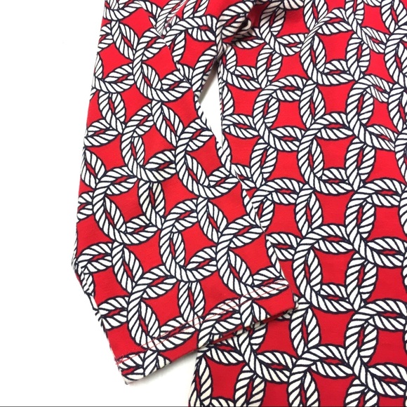 Red and Blue Top - Petite - Picture 5 of 9